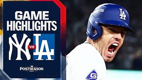 Yankees vs. Dodgers World Series Game 1 Highlights (10/25/24) | MLB Highlights