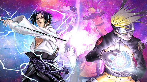 Naruto Hokage vs Adult Sasuke