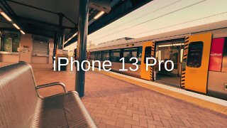 iPhone 13 Pro Footage | 4K 60 FPS HDR | Australian Train Station