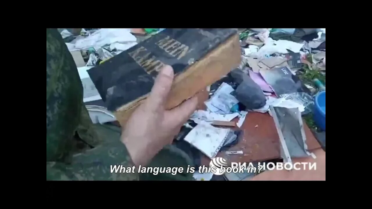 Hitler's Book "Mein Kampf" Was Found In Mariupol At The Nationalists Base "Azov"