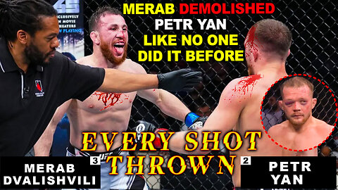 UFC 286: Petr Yan vs Merab Dvalishvili Highlights | Every Strike Thrown | Merab Destroyed Yan easily