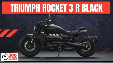 TRIUMPH ROCKET 3 R BLACK LIMITED EDITION only 1,000 worldwide