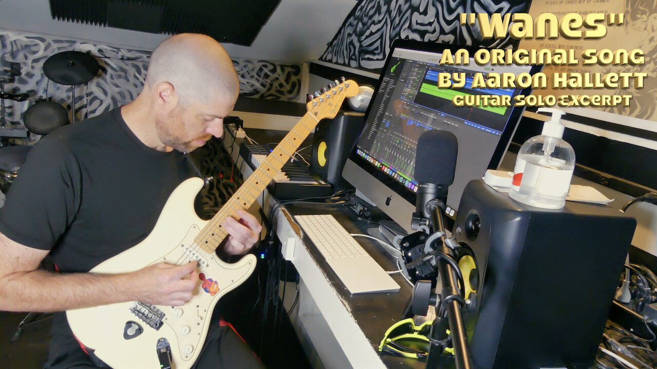 "Wanes" an Original Song by Aaron Hallett Guitar Solo Excerpt
