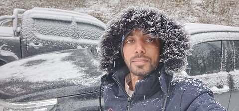 Rescue opration in snow fall