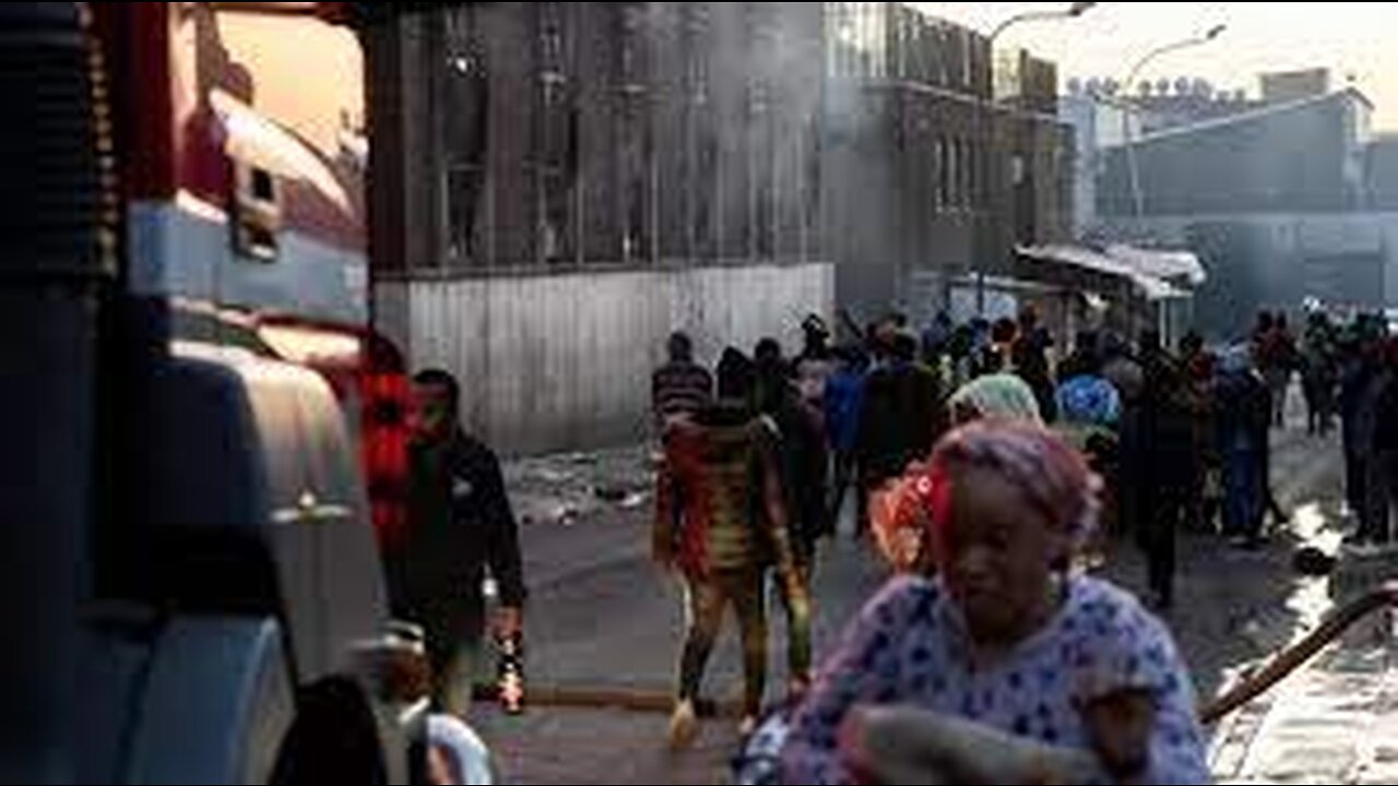 Johannesburg fire_ 74 people killed including children after building blaze - BBC News