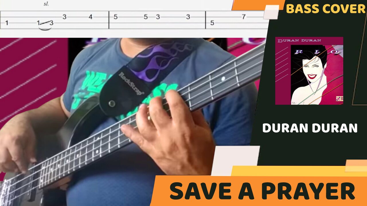 Duran Duran - Save A Prayer - Bass Cover & Tabs