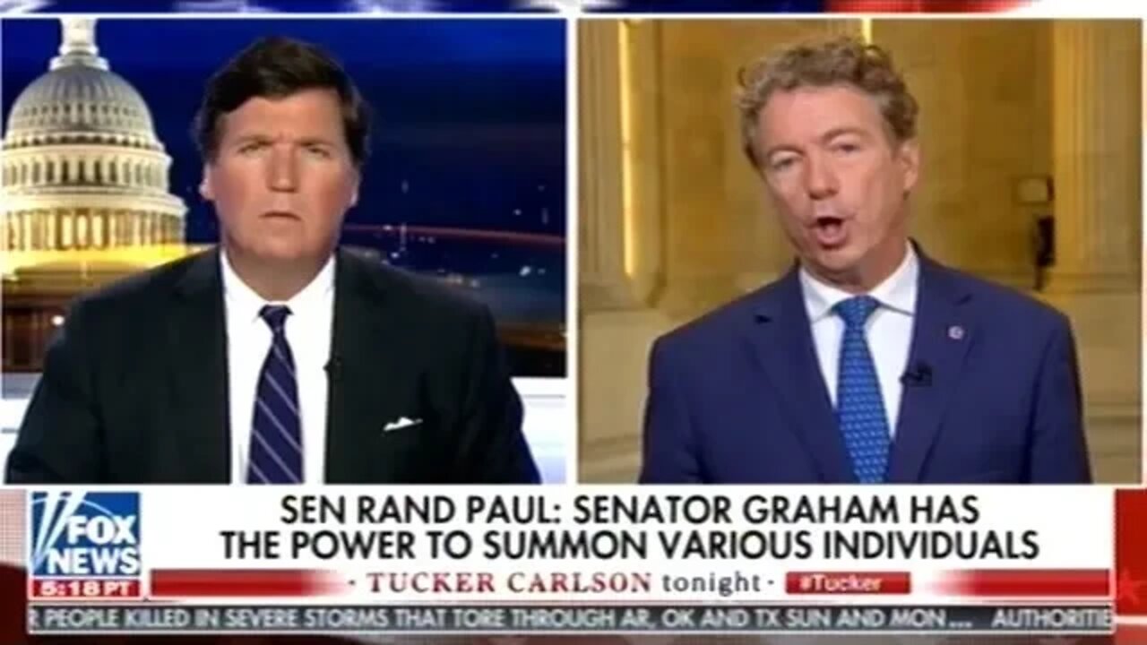 Rand Paul "Some Republican Senators Allegiance Is More To The Deep State Than To The President!"