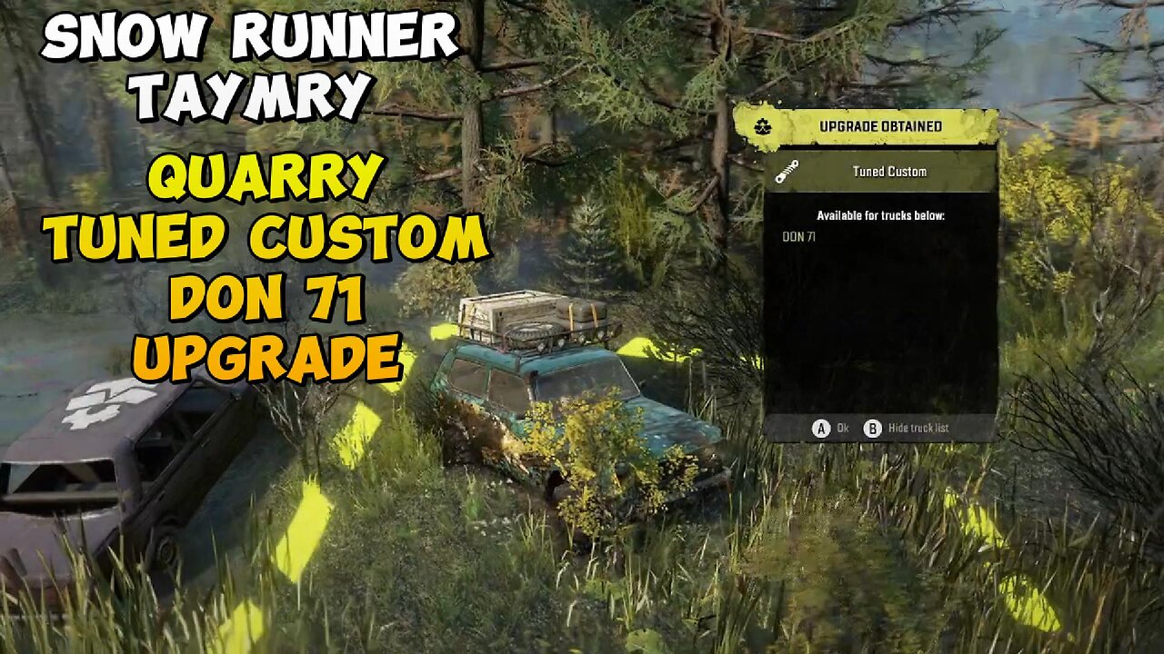 Snow Runner Tuned Customer Don 71 Upgrade