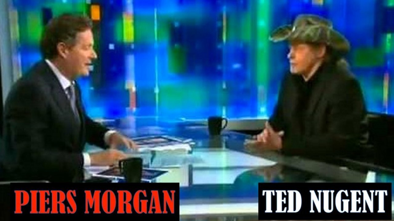 Psyop Traitor Piers Morgan Wasn't Ready For Ted Nugent's Fucking Facts!