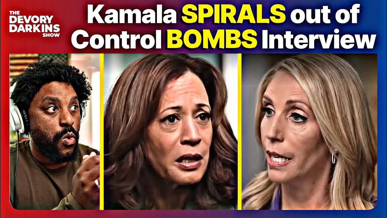 Kamala BOMBS First Interview, SPIRALS OUT of Control