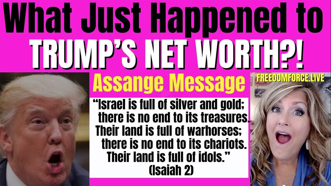 Melissa Redpill Situation Update 02-20-24: "What Happened to Trump's Net Worth? Assange Message"