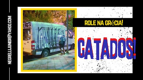 CATADOS vg Pixando a van na Grécia role pela Europa 2023 OS+FORTES CIRCULO VlCIOSO