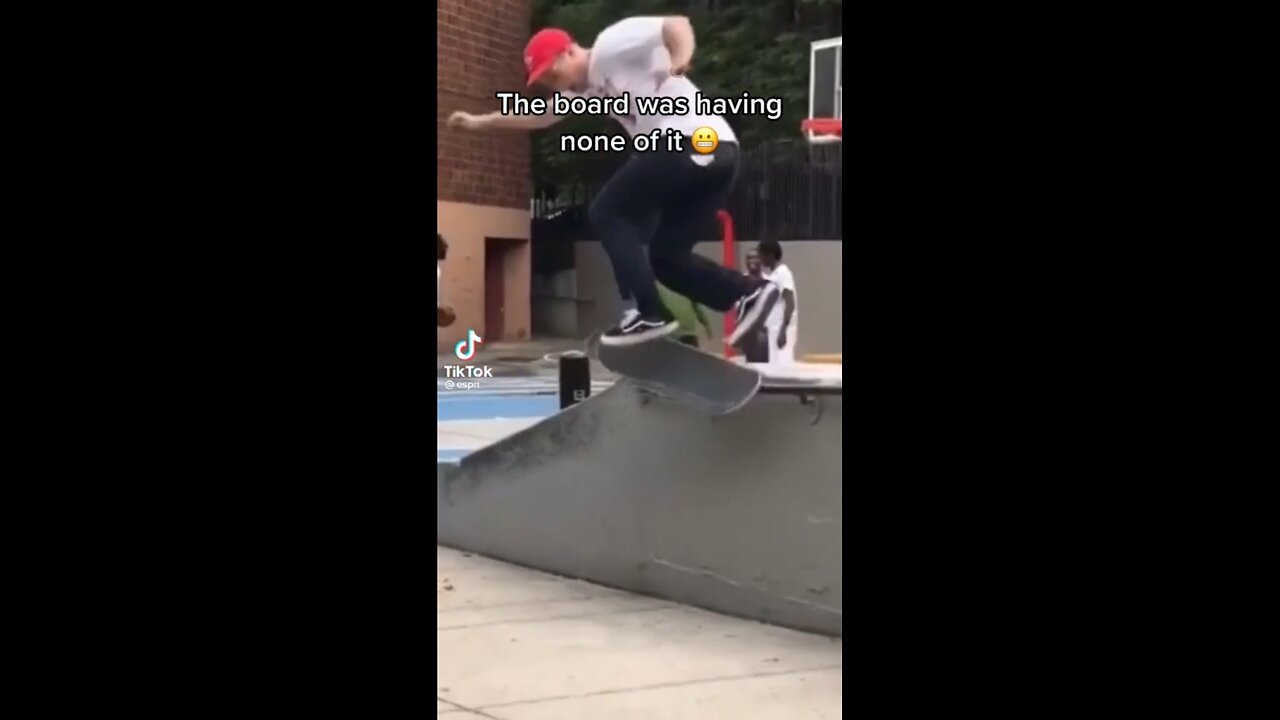 Skateboard said “go eff yourself”