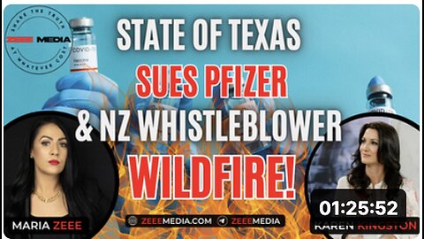 Karen Kingston - State of Texas Sues Pfizer & NZ Whistleblower WILDFIRE!!!