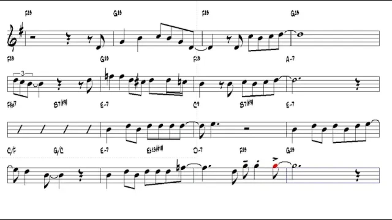 Ticket To Ride The Beatles Alto Sax