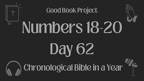 Chronological Bible in a Year 2023 - March 3, Day 62 - Numbers 18-20