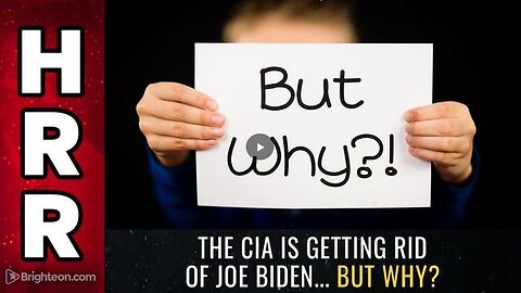 THE CIA IS GETTING RID OF JOE BIDEN... BUT WHY?