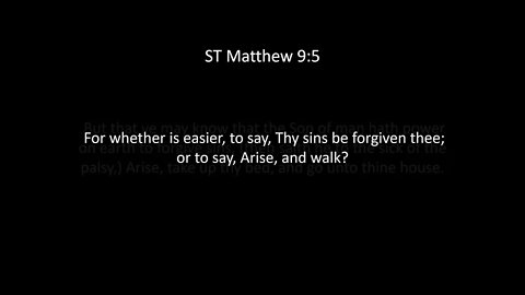 ST Matthew Chapter 9