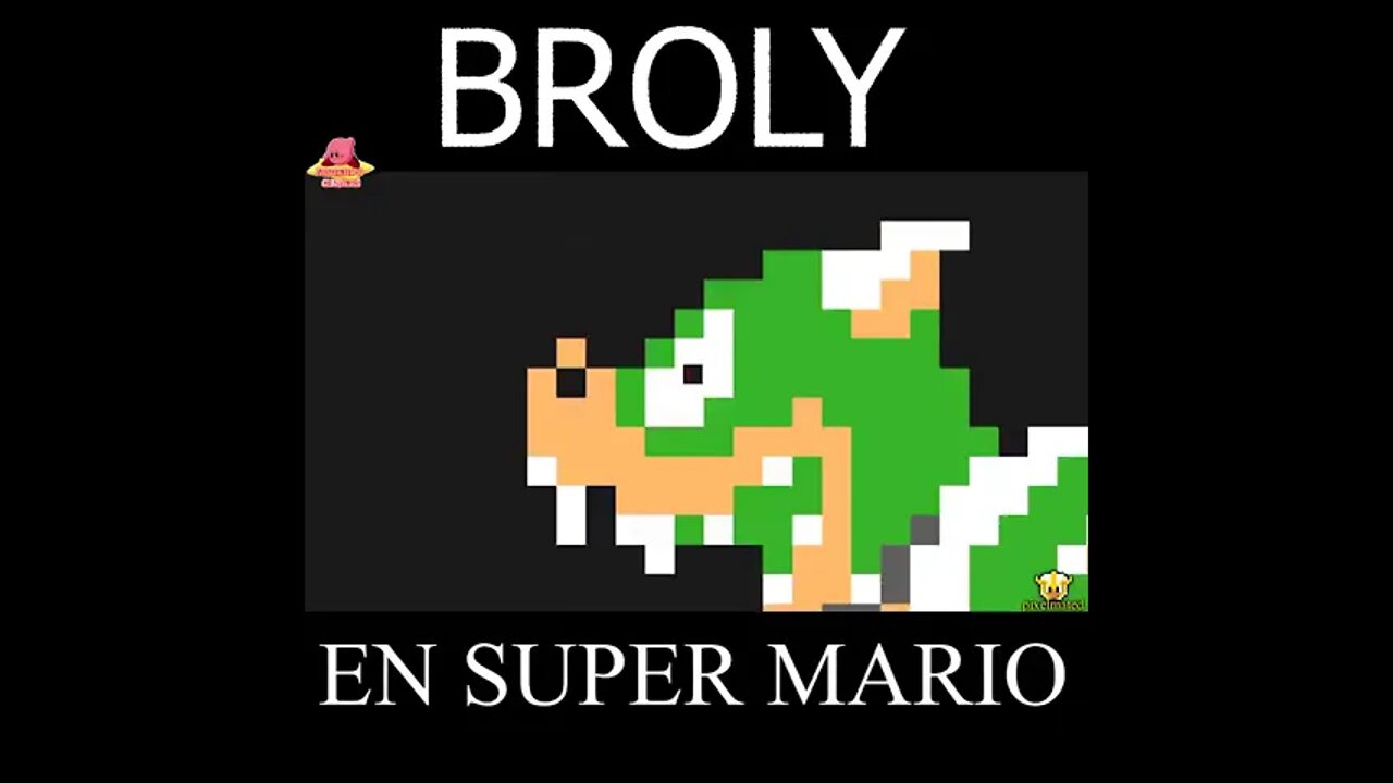 Broly invadindo o jogo do Mario