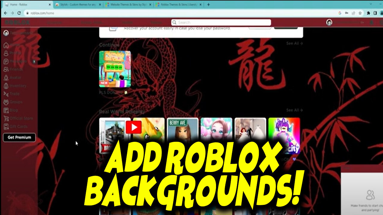 How to Change Background in Roblox