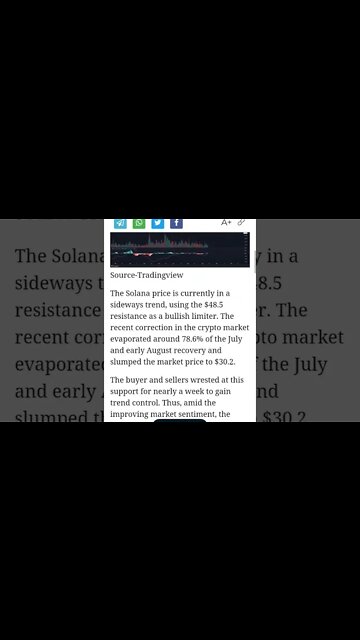 SOLANA HUGE PRICE PREDICTION #solananews #solana #solanaprice #solanapriceprediction #solanasol #btc