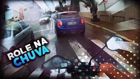 MOTOVLOG RAIZ NA CHUVA! #9 *fechadas*
