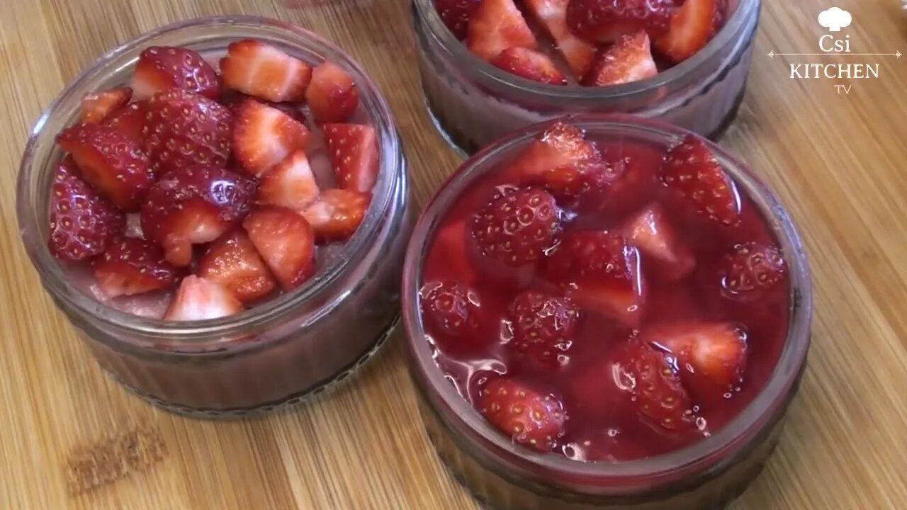 Tasty Creamy strawberry dessert in 5 minutes! Everyone is looking for this recipe!