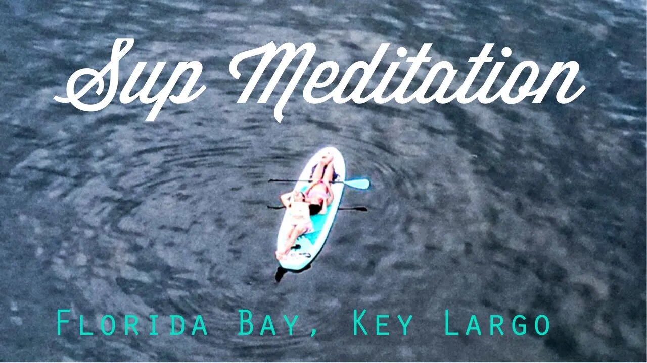 Storm in The Florida Bay | Peaceful SUP Meditation | The Florida Keys DJI Mini 3 Pro