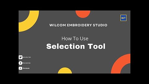 Selection Tool in Wilcom Embroidery Studion In urdu and Hindi