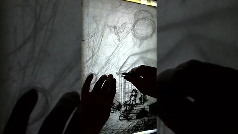 Charcoal art for page 139