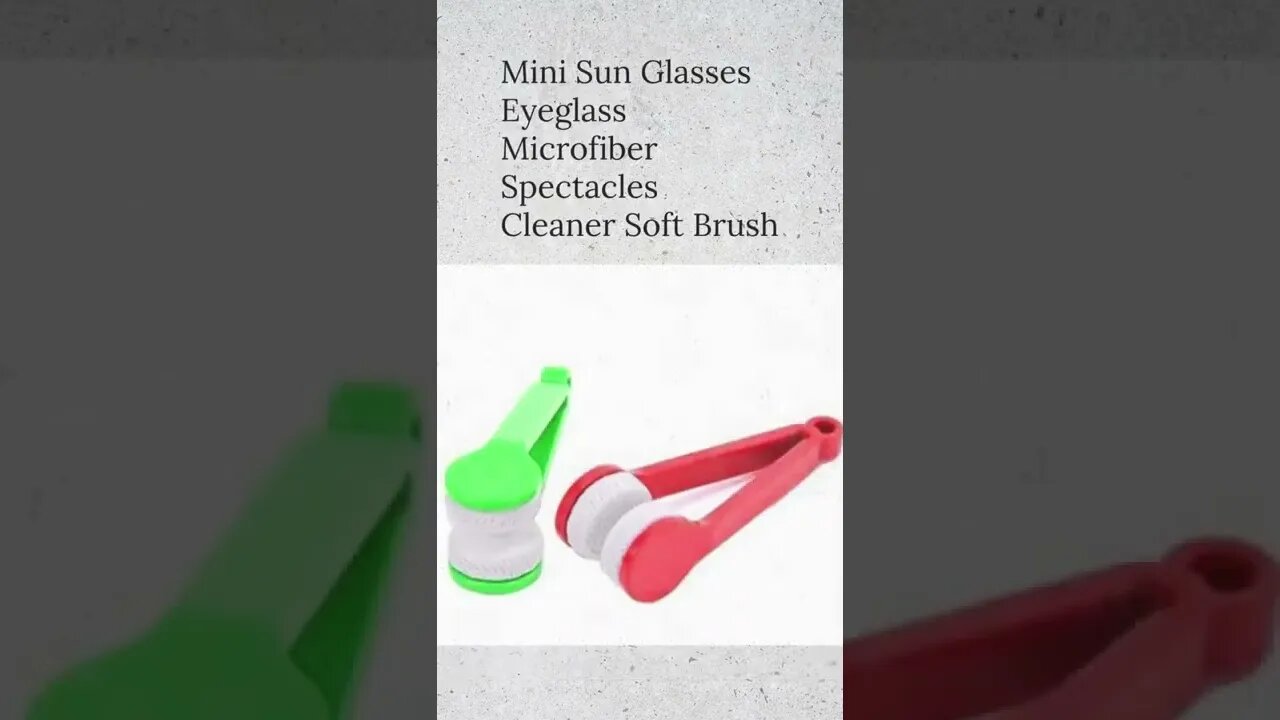 Mini Sun Glasses Eyeglass Microfiber Spectacles Cleaner Soft Brush #shorts