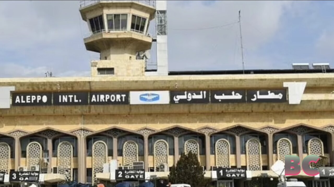 Reported Israeli strike damages Aleppo airport