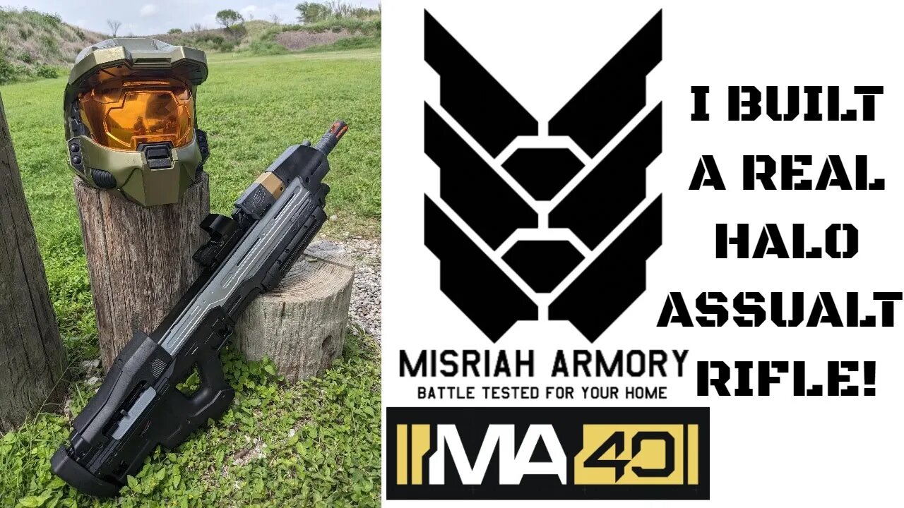 The Misriah Armory MA40 Training Rifle Review! .22LR Halo AR IRL!