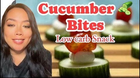 Cucumber Bites / Lowcarb Snacks