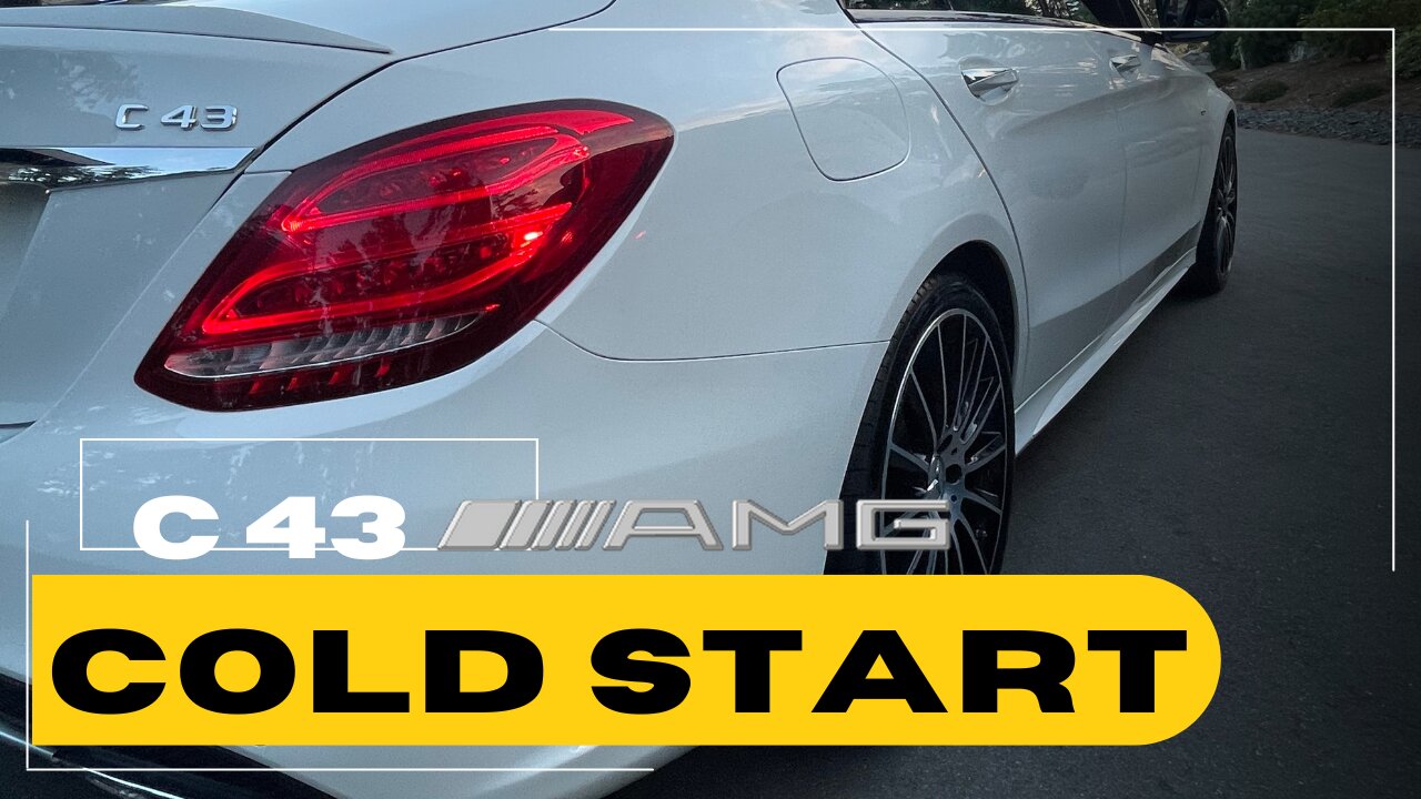 2017 MERCEDES-BENZ C43 AMG COLD START