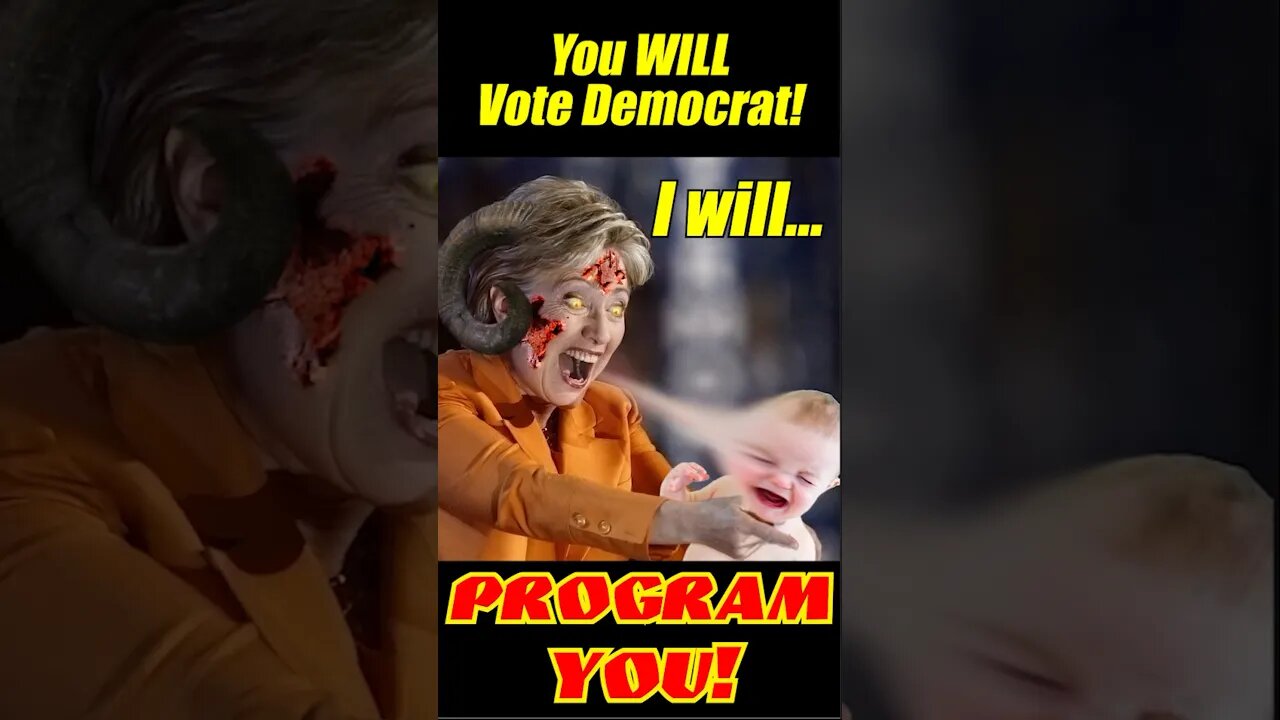 Hillary will MAKE you vote Democrat! She will DEPROGRAM all Maga extremists! Kim Jong Un is proud!!!