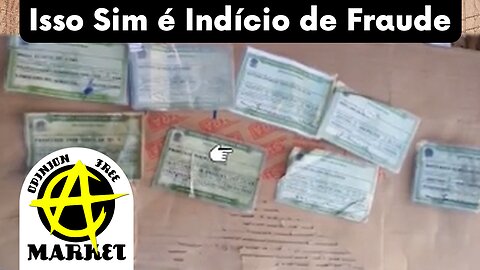 GRANDE QUANTIDADE de TÍTULOS de ELEITOR jogados NO LIXO indica SIM POSSÍVEL FRAUDE