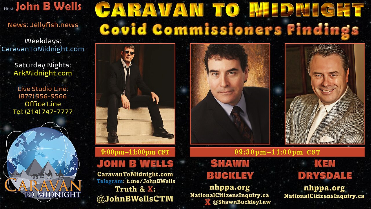 Covid Commissioners Findings - John B Wells LIVE