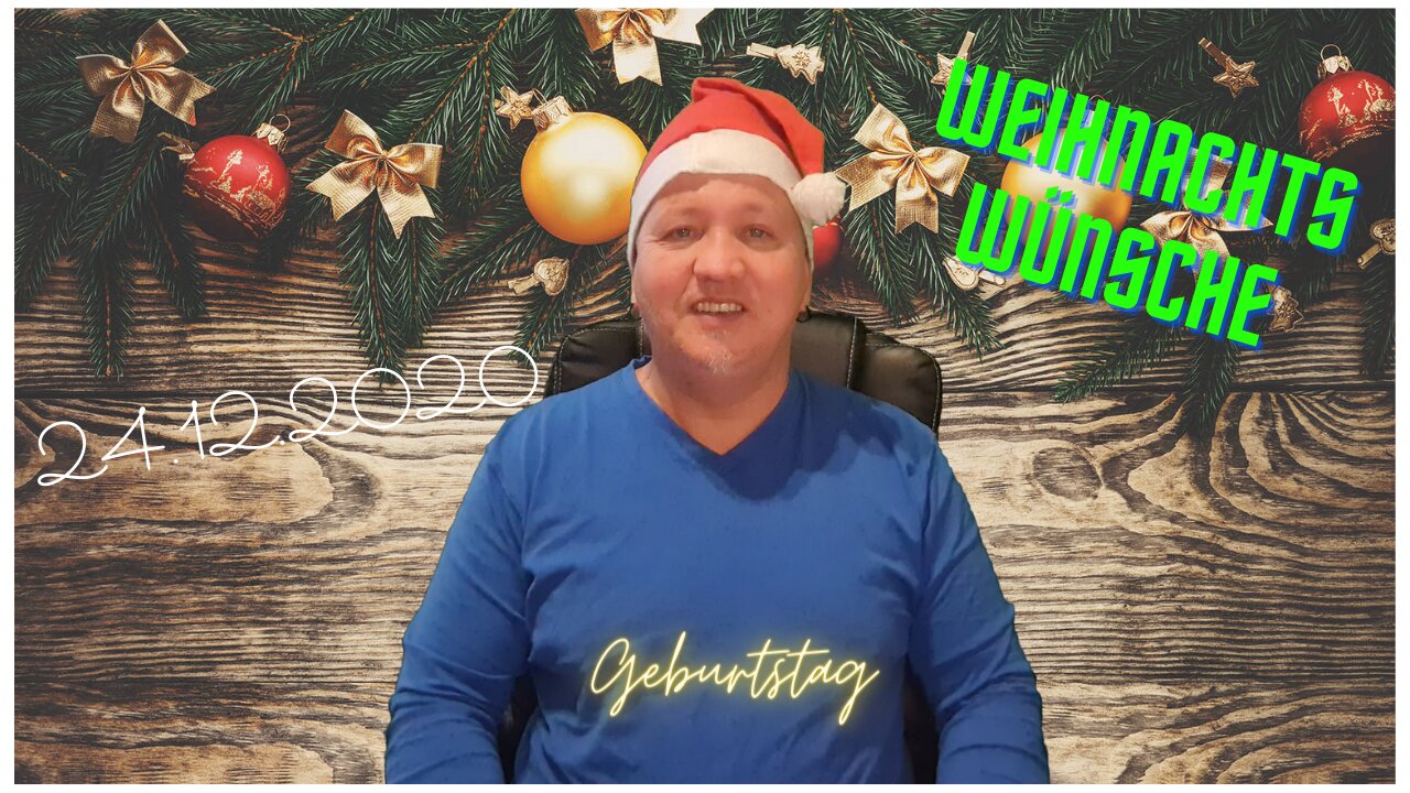 Weihnachtsgrüße und Geburtstag