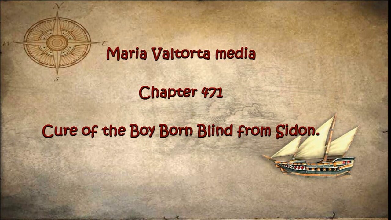 Cure of the Boy Born Blind from Sidon.