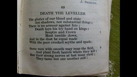 Death the Leveller - J. Shirley