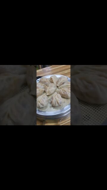 #shorts #cooking #hungry Kimchi dumbling and Sprout bean ramen noodle! in Korea