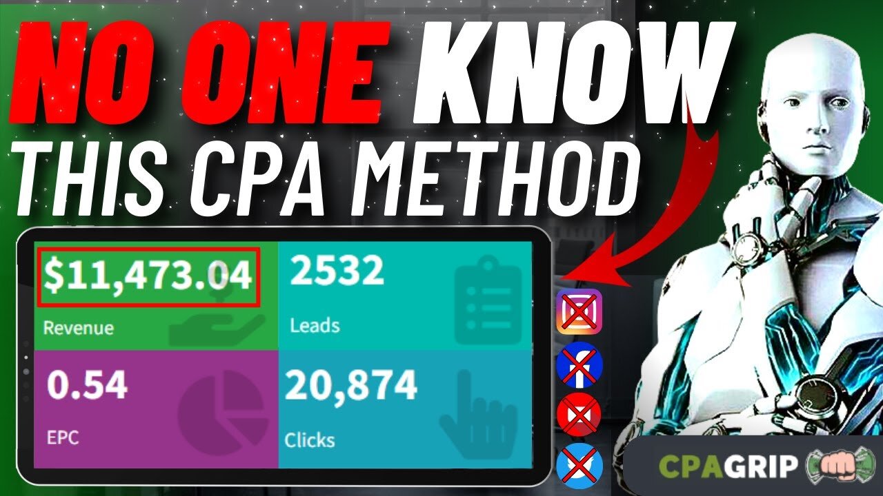 (98.8% Successfull) "RET" CPA Marketing 2023 Method To Make $11,473.04/Month || CPAGrip Tutorial