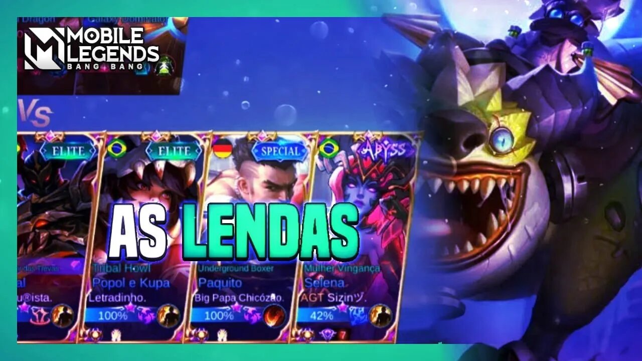 CAÍ COM O LETRADINHO E O CHICÓ E ISSO ACONTECEU | Mobile Legends