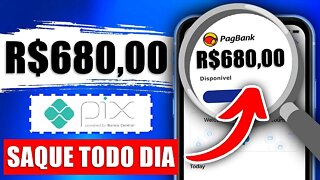 SAQUE TODO DIA R$680 Com Esse CÓDIGO SECRETO de PIX [Baixou, Ganhou NA HORA] Ganhar Dinheiro Online