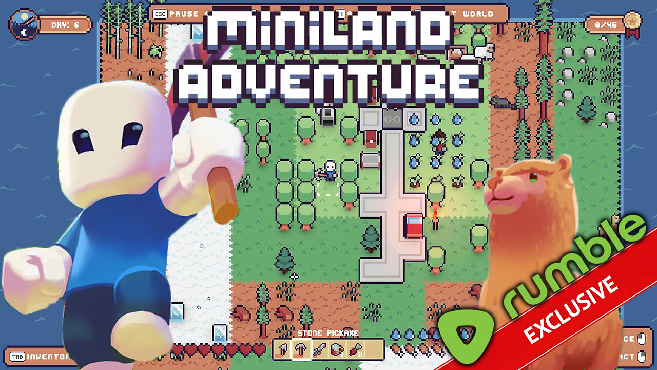 Miniland Adventure - Let's Build A New World! (Cute Sandbox Crafting/Survival Game) Rumble Exclusive