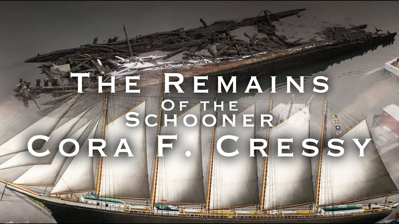 The Rotting Remains of the Schooner "Cora F. Cressy"