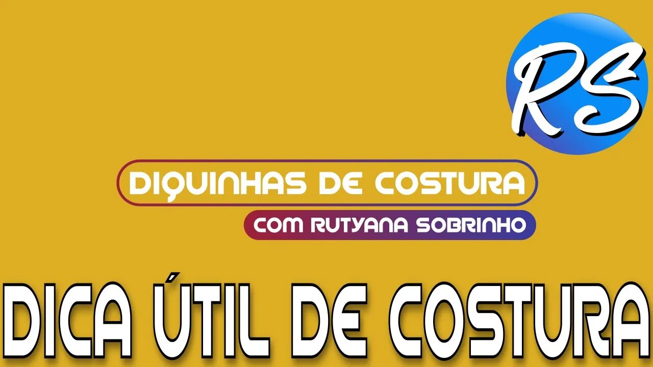 Dica Útil de costura - DEP 31