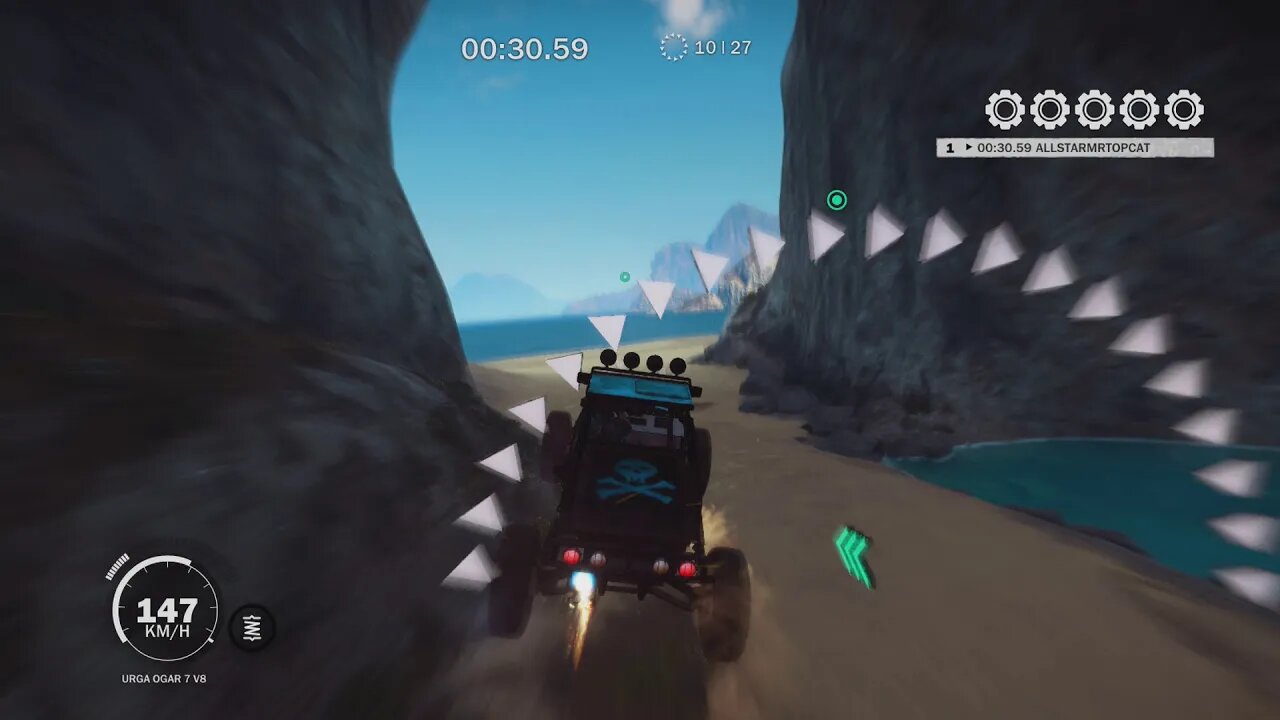 JUST CAUSE 3 Beach buggy challenge. Moving across the beach as fast as I can.