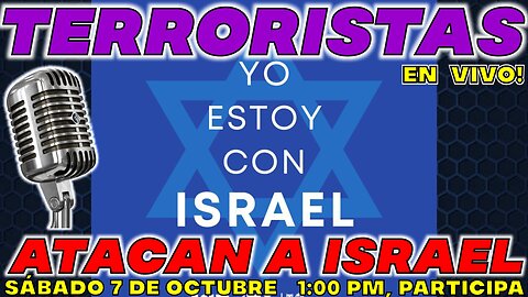 TERRORISTAS ATACAN A ISRAEL 🚨 EN VIVO! 🚨ENTRA y PARTICIPA🚨 #viral #rumble #mc21n